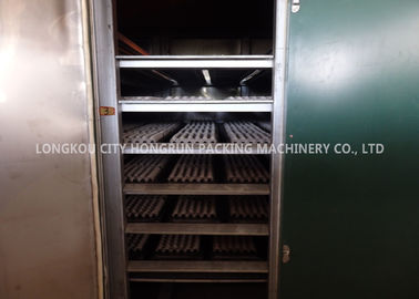 Energy Saving Automatic Egg Tray Forming Machine / Pulp Tray Making Machine