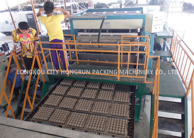 Energy Saving Automatic Egg Tray Forming Machine / Pulp Tray Making Machine