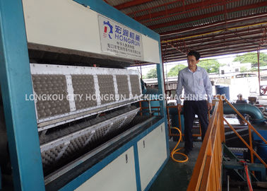 Energy Saving Automatic Egg Tray Forming Machine / Pulp Tray Making Machine