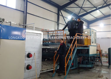 Blue Color Paper Egg Tray Machine With Multilayer Dryer Dimension 30*6*4M