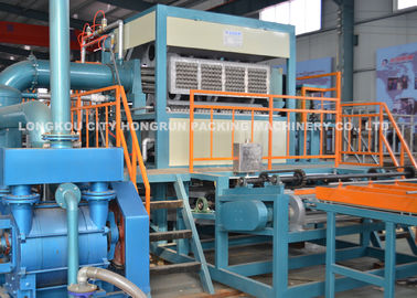 Rotary Paper Pulp Molding Machine , Recycled Paper Egg Carton Machine