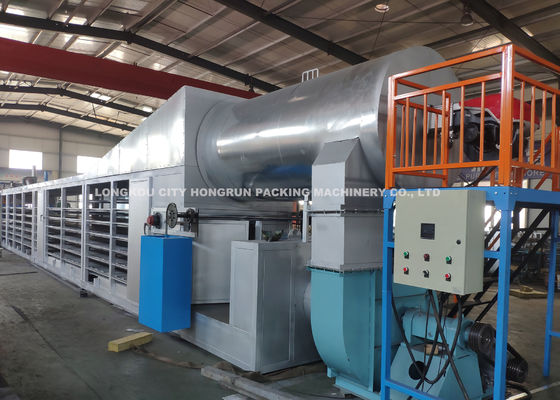 自動回転式卵の皿機械、十分にローラーの卵のボクシング機械ライン 2000pcs/hr